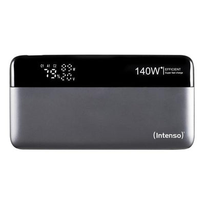 INTENSO POWER BANK HE25000 140 W, CARICA FINO 3 DISPOSITIVI, GRIGIO NERO [7350060]