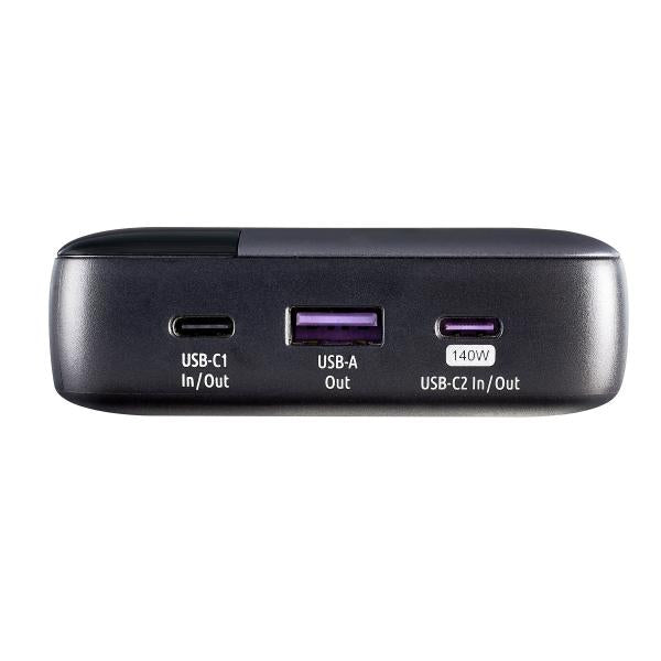 INTENSO POWER BANK HE25000 140 W, CARICA FINO 3 DISPOSITIVI, GRIGIO NERO [7350060]