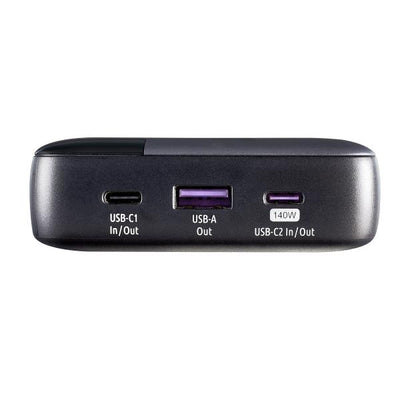 INTENSO POWER BANK HE25000 140 W, CARICA FINO 3 DISPOSITIVI, GRIGIO NERO [7350060]