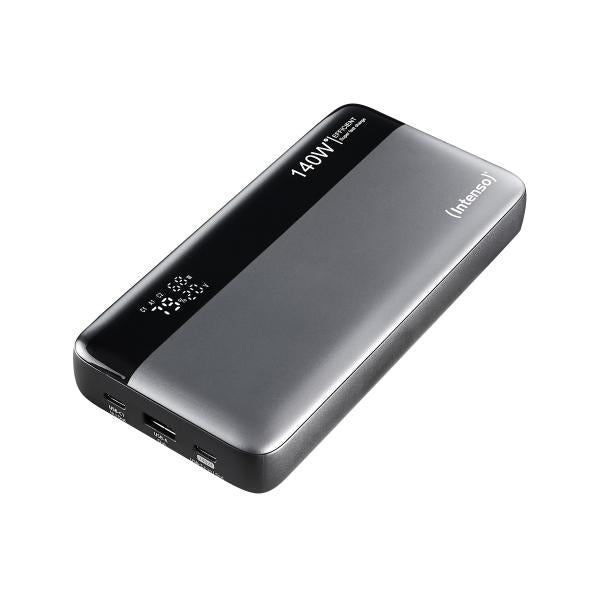 INTENSO POWER BANK HE25000 140 W, CARICA FINO 3 DISPOSITIVI, GRIGIO NERO [7350060]