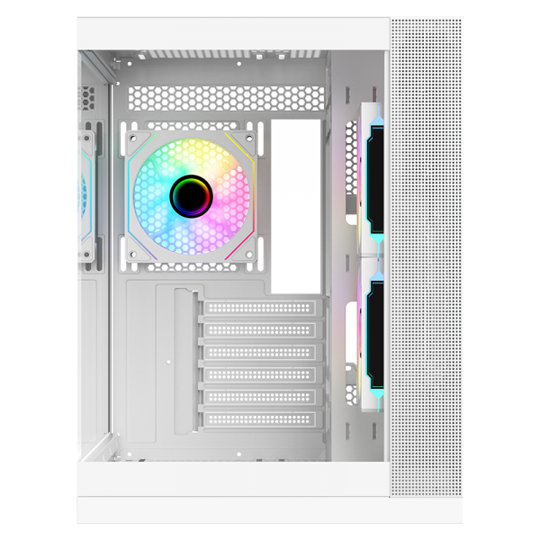 ITEK CASE DARK CAVE DS, GAMING TOWER, ATX, 3X12CM ARGB FAN, 2XUSB3, TYPE-C, SIDE FRONT PANEL TEMP [ITGCADCDSW]