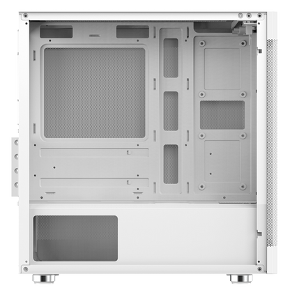 ITEK CASE PROMESH 35B, GAMING OFFICE MINI TOWER MATX, TYPE-C, 2XUSB3, 3 LATI MESH, WHITE [ITGCAPM35W]