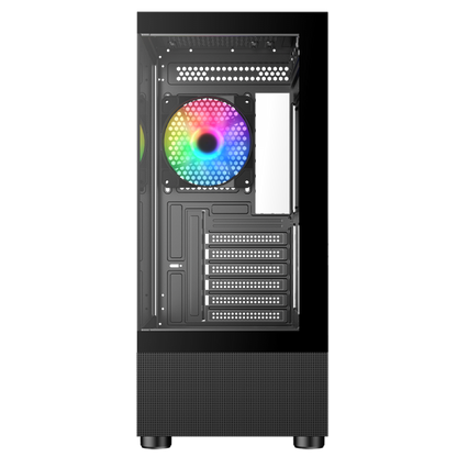ITEK CASE SHOWBUI 33B, GAMING TOWER ATX, 12CM ARGB FAN, USB3, SIDE FRONT PANEL TEMP GLASS [ITGCASB33B]