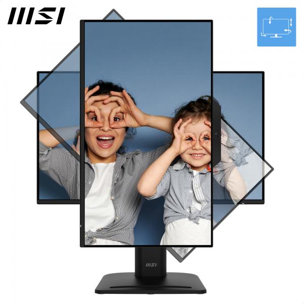 MSI MONITOR 23,8 LED IPS 16:9 FHD 120Hz 300 CDM, WEBCAM, PIVOT, VGA/DP/HDMI, MULTIMEDIALE [PRO MP242PMG]