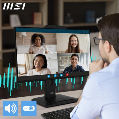 MSI MONITOR 23,8 LED IPS 16:9 FHD 120Hz 300 CDM, WEBCAM, PIVOT, VGA/DP/HDMI, MULTIMEDIALE [PRO MP242PMG]