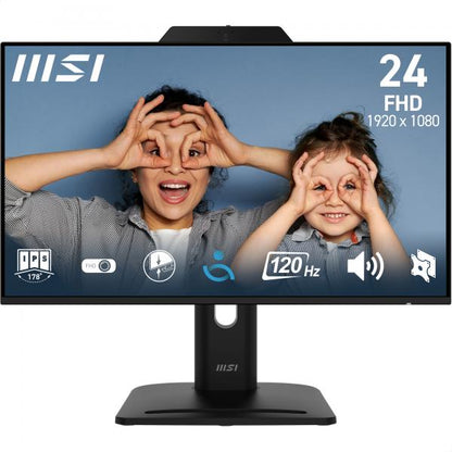 MSI MONITOR 23,8 LED IPS 16:9 FHD 120Hz 300 CDM, WEBCAM, PIVOT, VGA/DP/HDMI, MULTIMEDIALE [PRO MP242PMG]