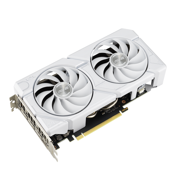 ASUS VGA GEFORCE RTX 4060, DUAL-RTX4060-O8G-EVO-WHITE, 8GB GDDR6X, 3DP/HDMI, DLLS 3, BIANCA, 90YV0JC [DU-RTX4060-O8G-EVO-W]