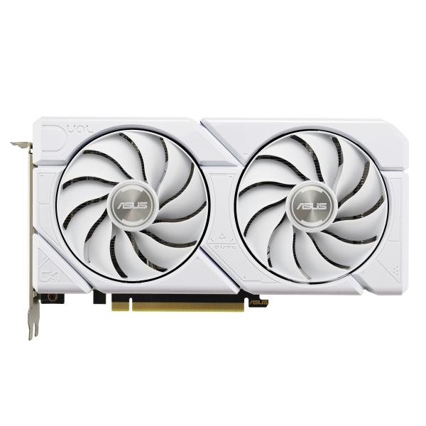ASUS VGA GEFORCE RTX 4060, DUAL-RTX4060-O8G-EVO-WHITE, 8GB GDDR6X, 3DP/HDMI, DLLS 3, BIANCA, 90YV0JC [DU-RTX4060-O8G-EVO-W]