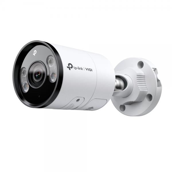 TP-Link - 4MP Full-Color Bullet Network Camera SPEC: 4MP, 2.8mm Fixed Lens, 1/2.7? Progressive Scan CMOS, H.265+/H.265/H.264+/H.264, IR/White LED, 25fps/30fps (2688x1520), IP67,Web, PoE/DC 12V,120dB [InSightS345(2.8mm)]
