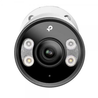 TP-Link - 4MP Full-Color Bullet Network Camera SPEC: 4MP, 2.8mm Fixed Lens, 1/2.7? Progressive Scan CMOS, H.265+/H.265/H.264+/H.264, IR/White LED, 25fps/30fps (2688x1520), IP67,Web, PoE/DC 12V,120dB [InSightS345(2.8mm)]