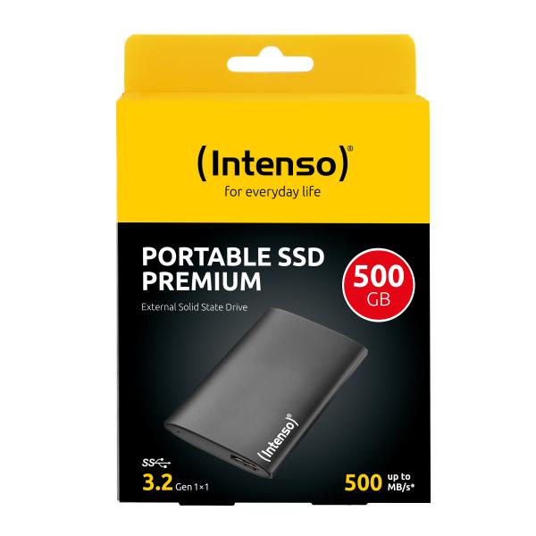 INTENSO SSD ESTERNO PREMIUM 500GB 1,8 USB 3.0 500MB/S [3823451]