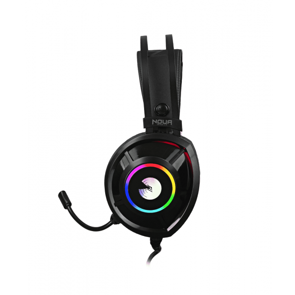 NOUA CUFFIE HEADSET ECHO 7.1 CON MICROFONO USB 7.1 RGB [HS0620DR-S50K71U]