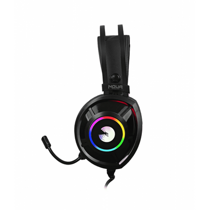 NOUA CUFFIE HEADSET ECHO 7.1 CON MICROFONO USB 7.1 RGB [HS0620DR-S50K71U]