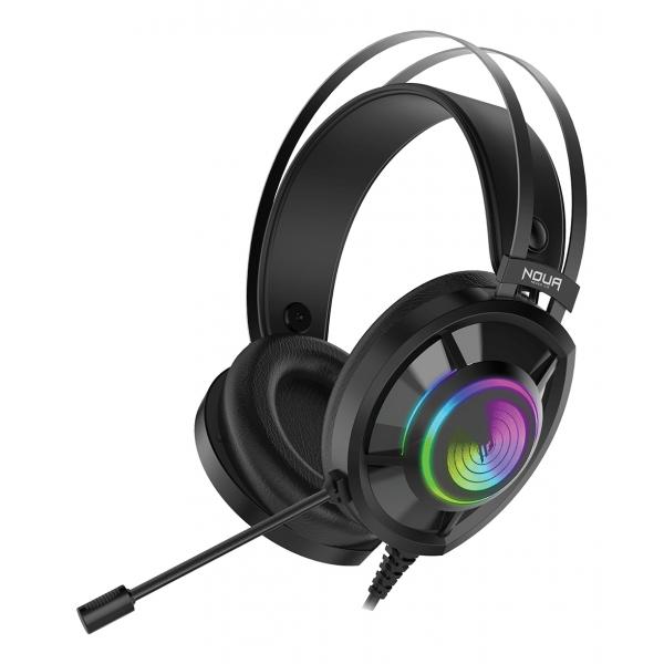 NOUA CUFFIE HEADSET ECHO 7.1 CON MICROFONO USB 7.1 RGB [HS0620DR-S50K71U]