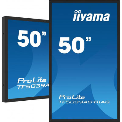 Iiyama ProLite 50 inch Touch - 4K Ultra HD All-in-One PCAP Interactive Display - 3840x2160 [TF5039AS-B1AG]