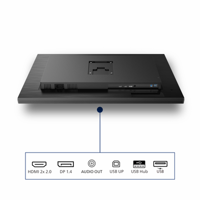 PHILIPS MONITOR 32 LED VA 4K UHD 16:9 4MS 350 CDM, PIVOT, DP/HDMI, MULTIMEDIALE [32B1N3800]