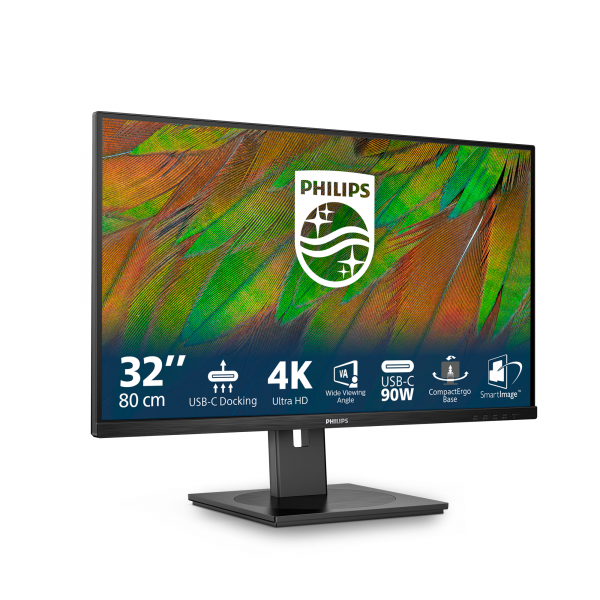 PHILIPS MONITOR 32 LED VA 4K UHD 16:9 4MS 350 CDM, PIVOT, DP/HDMI, MULTIMEDIALE [32B1U3900]