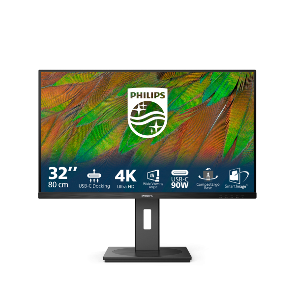 Philips B-Line 32 inch - 3840x2160 - 4K - 60hz - Pivot - HAS [32B1U3900/00]