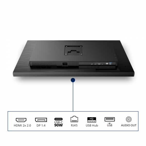PHILIPS MONITOR 32 LED VA 4K UHD 16:9 4MS 350 CDM, PIVOT, DP/HDMI, MULTIMEDIALE [32B1U3900]