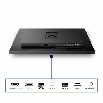 PHILIPS MONITOR 32 LED VA 4K UHD 16:9 4MS 350 CDM, PIVOT, DP/HDMI, MULTIMEDIALE [32B1U3900]