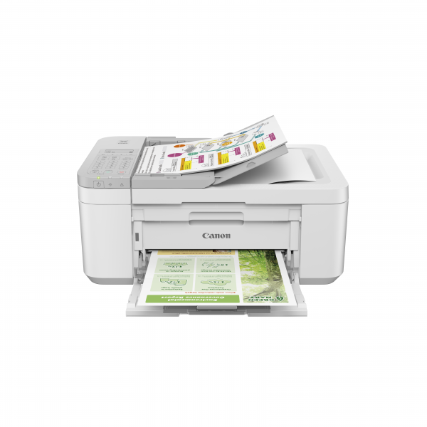 CANON MULTIFUNZIONE INK A4 COLORE, PIXMA TR4756i, 8,8 PPM, ADF, USB/WIFI, 4 IN 1, BIANCA [5074C046]