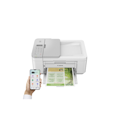 CANON MULTIFUNZIONE INK A4 COLORE, PIXMA TR4756i, 8,8 PPM, ADF, USB/WIFI, 4 IN 1, BIANCA [5074C046]