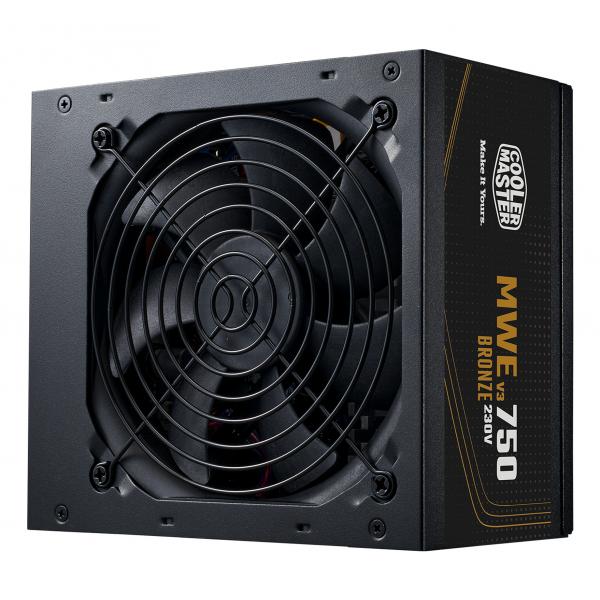 Cooler Master MWE Bronze 750 V3 230V alimentatore per computer 750 W 24-pin ATX ATX Nero [MPE-7501-ACABW-3BEU]