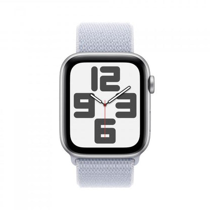 APPLE WATCH SE GPS 44MM SILVER ALUMINIUM CASE WITH BLUE CLOUD SPORT LOOP [MXET3QL/A]