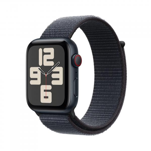 APPLE WATCH SE GPS + CELLULAR 44MM MIDNIGHT ALUMINIUM CASE WITH INK SPORT LOOP [MXGN3QL/A]