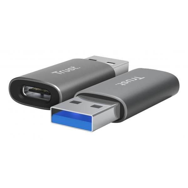 TRUST ADATTATORE CALYX USB-A TO USB-C, 2PACK [25573]