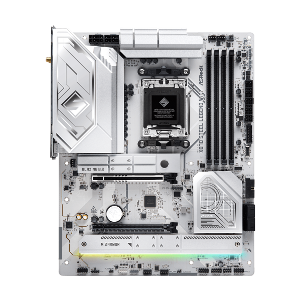 ASROCK MB AMD X870, X870 STEEL LEGEND WIFI, AM5, 4X DDR5,4 X SATA3 [X870 SL WIFI]