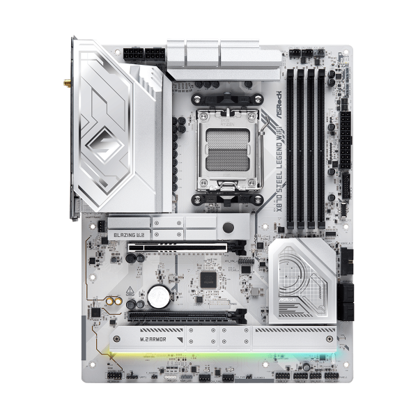 ASROCK MB AMD X870, X870 STEEL LEGEND WIFI, AM5, 4X DDR5,4 X SATA3 [X870 SL WIFI]