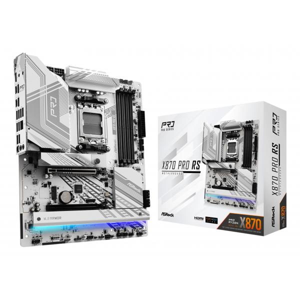 ASROCK MB AMD X870 PRO RS, SOCKET AM5, AMD X870, ATX, DDR5 [X870 PRO RS]