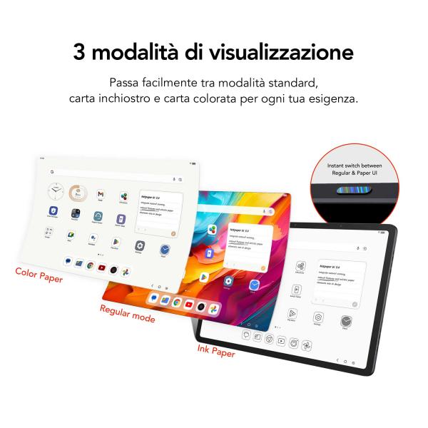 TCL TABLET PC NXTPAPER 14 MEDIATEK HELIO G99 G99 8GB 256GB 14 2.4K ANDROID [9491G-2CLCA111-4]