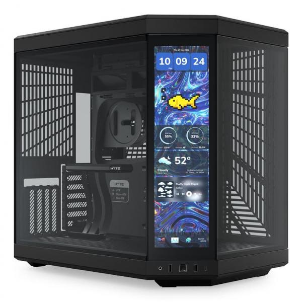 HYTE CASE MID TOWER Y70 TOUCH INFINITE PITCH CS-HYTE-Y70TTI-BB [CS-HYTE-Y70TTI-BB]