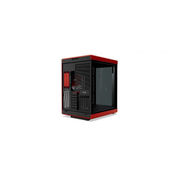 HYTE CASE MID TOWER Y70 TOUCH INFINITE BLACK CHERRY BLK/RD 4xSLOTS GPU 2* [CS-HYTE-Y70TTI-RB]