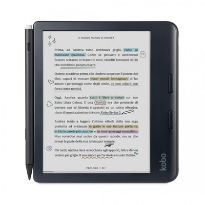Kobo Pacchetto Libra Colour e Stylus 2 [N428-KU-BK-K-BU]