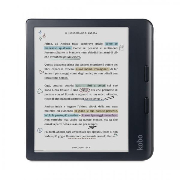 Kobo Pacchetto Libra Colour e Stylus 2 [N428-KU-BK-K-BU]