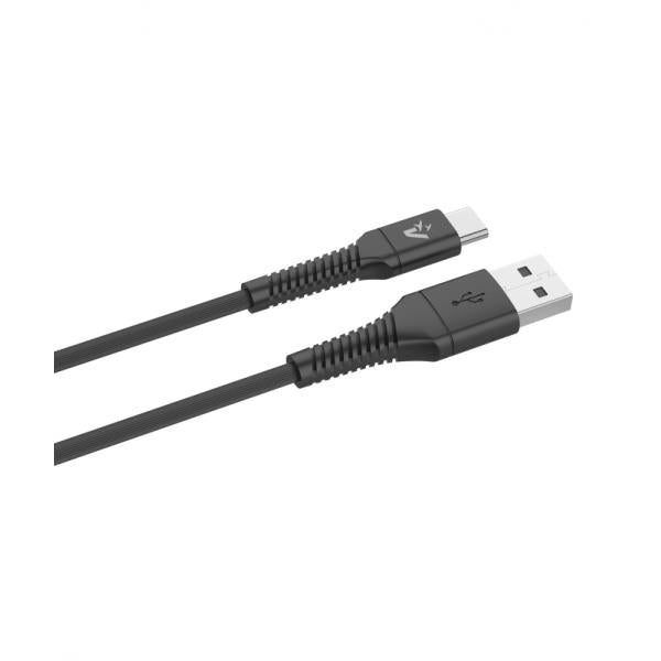 VULTECH CAVO SMARTPHONE USB to Type-C, 1,2m, 3.0A 60W, NERO [CS-TAC12BK]
