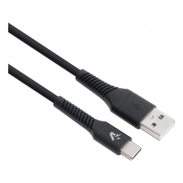 VULTECH CAVO SMARTPHONE USB to Type-C, 1,2m, 3.0A 60W, NERO [CS-TAC12BK]