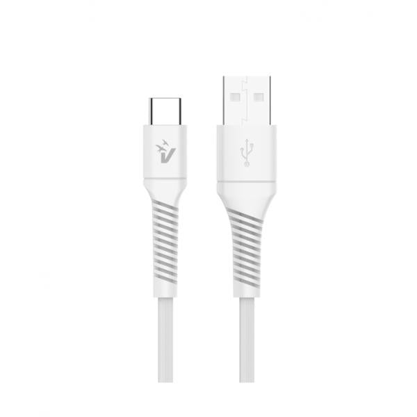 VULTECH CAVO SMARTPHONE USB to Type-C, 1,2m, 3.0A 60W, BIANCO [CS-TAC12WH]