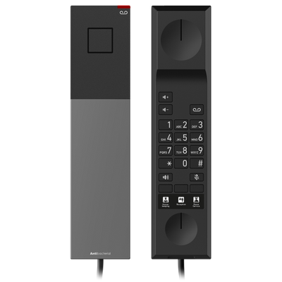 Snom HD300, entry-level hotel phone ,Backlit keyboard, 1 SIP account, 1 GbE, PoE IEEE 802.3af,class 2 [00007010]
