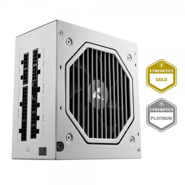 Sharkoon Rebel P20 alimentatore per computer 1000 W 24-pin ATX ATX Bianco [REBELP201000WWHITE]