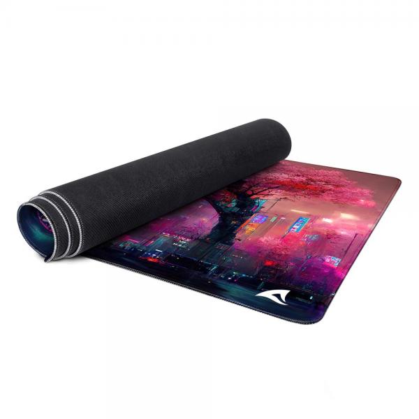 SHARKOON SKILLER SGP40 D4 MOUSEPAD TAPPETINO GAMING 1000 x 500 x 3 MM CITTA ROSA NEON [SKILLER SGP40 D4]