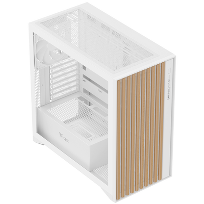 ITEK CASE WOODY, GAMING TOWER, ATX, 3X12CM BLACK FAN, 2XUSB3, TYPE-C, WOOD FRONT, TEMP GLASS SIDE P [ITGCAWO28W]
