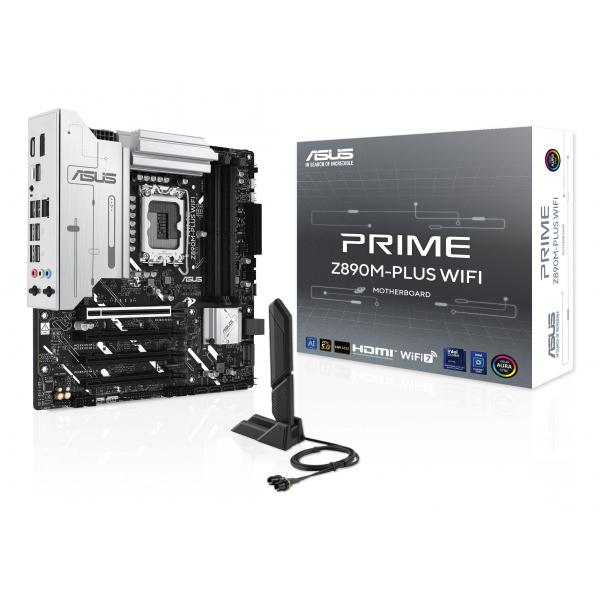 ASUS MB PRIME Z890M-PLUS WIFI LGA1851,Z890,USB 20GBPS,MB [P Z890M-PL WIFI]