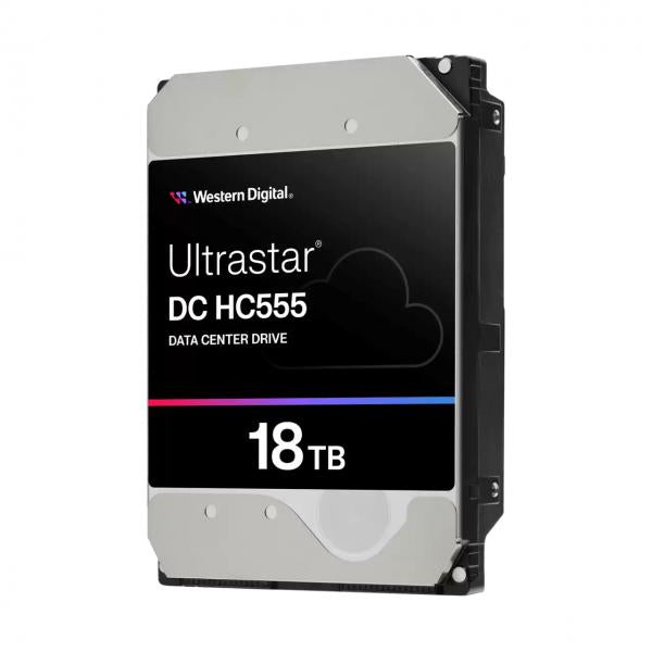 Western Digital Ultrastar DC HC555 disco rigido interno 18 TB 7200 Giri/min 512 MB 3.5" Serial ATA III [0B48723]