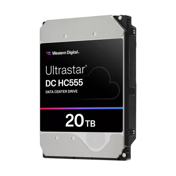 Western Digital Ultrastar DC HC555 disco rigido interno 20 TB 7200 Giri/min 512 MB 3.5" Serial ATA III [0B48724]
