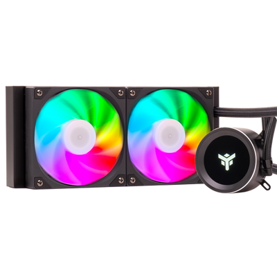 ITEK DISSIPATORE A LIQUIDO ARCTIC SPHERE LCD 240 - 240MM SKT UNIVERSALE PWM FAN LCD 2.8 CON SOFTW [ITLCASL240]