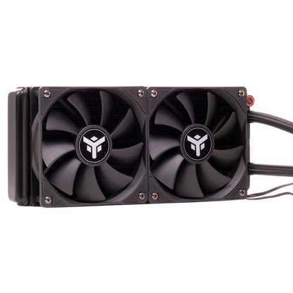 ITEK DISSIPATORE A LIQUIDO ICECORE 240 - 240MM SKT UNIVERSALE PWM BLACK FAN [ITLCICB240]
